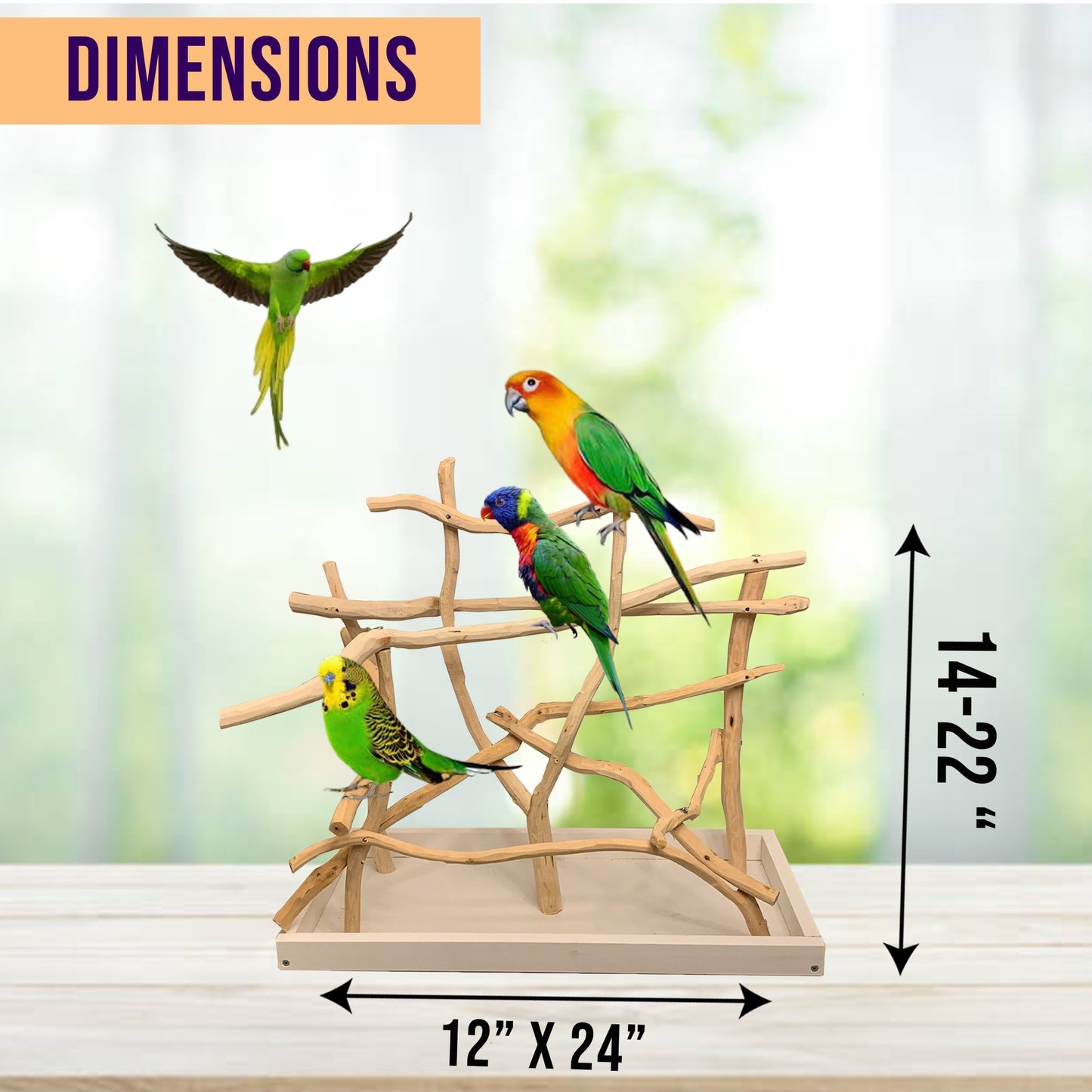 Table Top Stand - 12 x 24 Base 14-22 Height